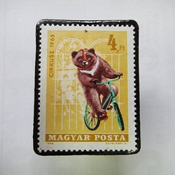 匈牙利郵票胸針1353 第1張的照片