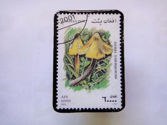 アフガニスタン　切手ブローチ1408 1枚目の画像