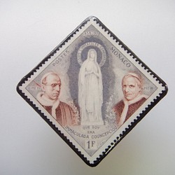 摩納哥聖誕郵票胸針1578 第1張的照片