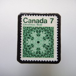 加拿大聖誕郵票胸針1634 第1張的照片