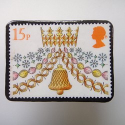 英國郵票胸針1642 第1張的照片