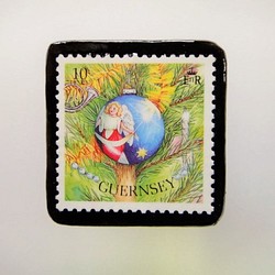 甘地聖誕郵票1940年胸針 第1張的照片