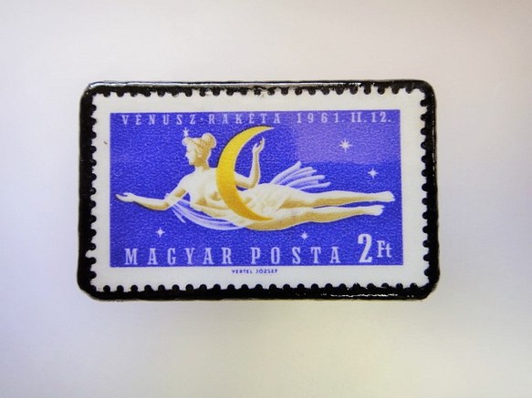 匈牙利宇宙郵票胸針2690 第1張的照片
