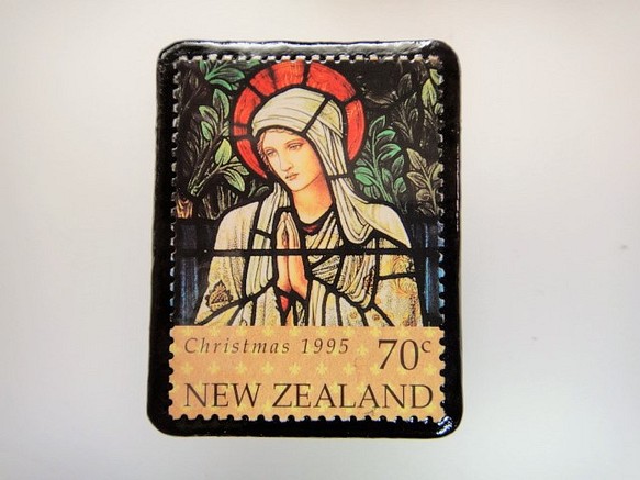 新西蘭聖誕郵票胸針2995 第1張的照片