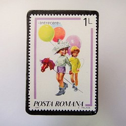 羅馬尼亞郵票胸針3373 第1張的照片
