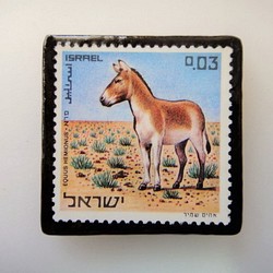 イスラエル　切手ブローチ3487 1枚目の画像
