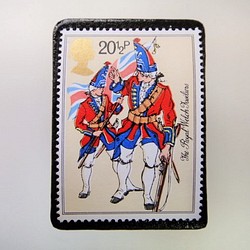 イギリス　切手ブローチ3551 1枚目の画像