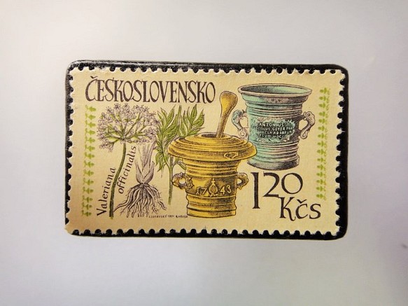 捷克斯洛伐克郵票胸針3605 第1張的照片