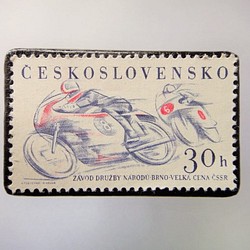 捷克斯洛伐克郵票胸針3614 第1張的照片