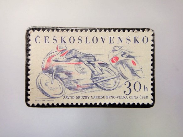 捷克斯洛伐克郵票胸針3614 第1張的照片