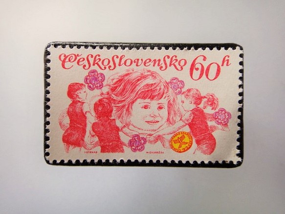 捷克斯洛伐克郵票胸針3615 第1張的照片