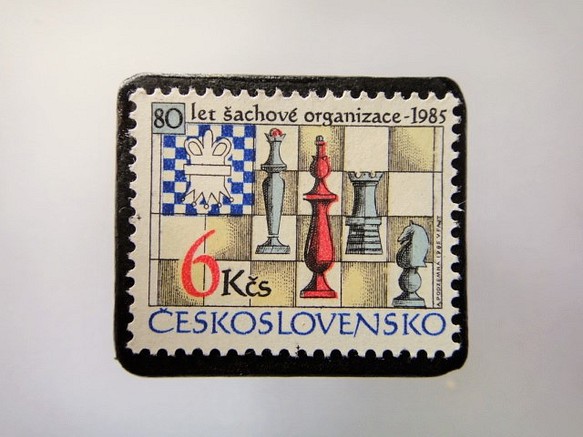 捷克斯洛伐克郵票胸針3628 第1張的照片