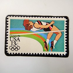 アメリカ　オリンピック切手ブローチ 3740 1枚目の画像