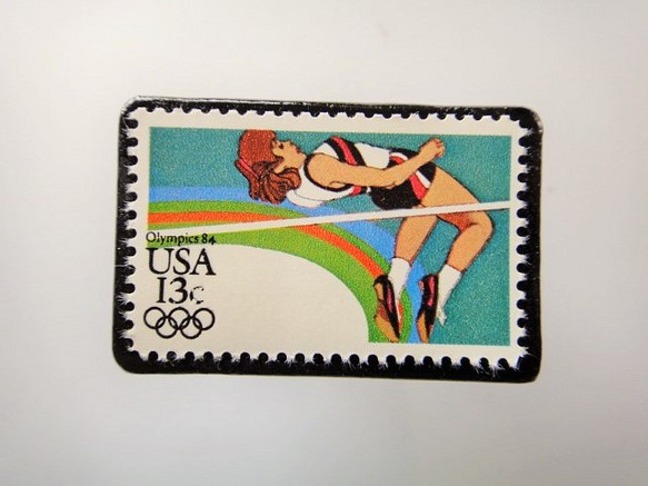 アメリカ　オリンピック切手ブローチ 3740 1枚目の画像