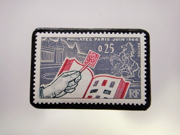 法國郵票胸針3861 第1張的照片