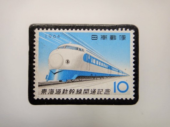 日本鐵路郵票胸針3934 第1張的照片