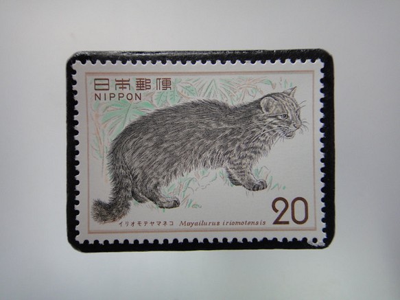 日本動物保護郵票胸針4005 第1張的照片