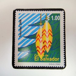 El Saladador聖誕郵票胸針4372 第1張的照片