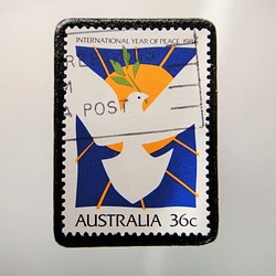 澳大利亞聖誕郵票胸針4396 第1張的照片