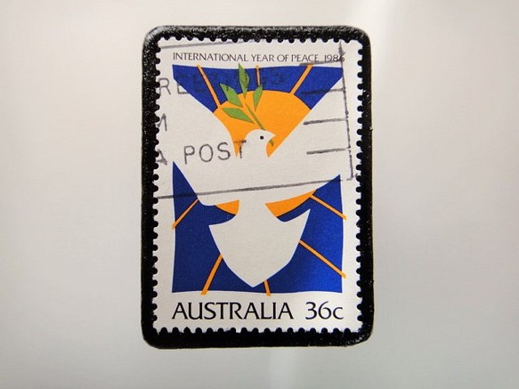 澳大利亞聖誕郵票胸針4396 第1張的照片