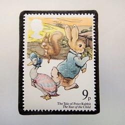 英國童話郵票胸針4544 第1張的照片