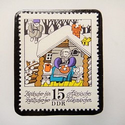 前東德童話郵票胸針4611 第1張的照片