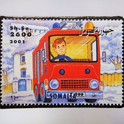 ソマリア　切手ブローチ4632 1枚目の画像
