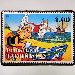 塔吉克斯坦郵票胸針4652 第1張的照片