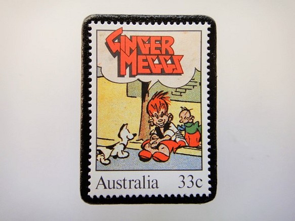 澳大利亞卡通郵票胸針4714 第1張的照片