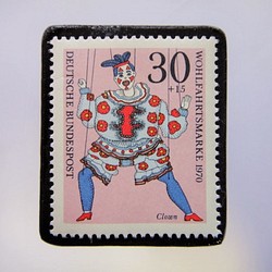德國牽線木偶郵票胸針4755 第1張的照片
