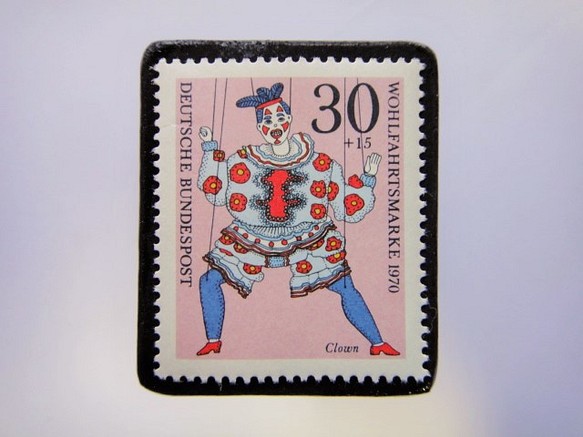 德國牽線木偶郵票胸針4755 第1張的照片