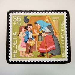 瑞士亨德爾和格萊特郵票胸針4771 第1張的照片