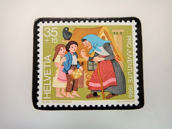 瑞士亨德爾和格萊特郵票胸針4771 第1張的照片