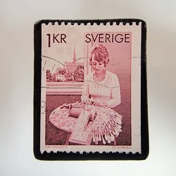瑞典郵票胸針4957 第1張的照片