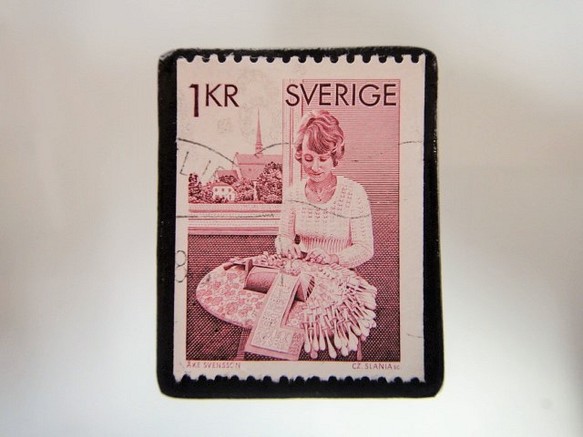 瑞典郵票胸針4957 第1張的照片