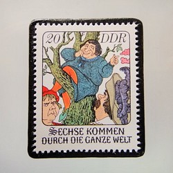 ドイツ　童話切手ブローチ5033 1枚目の画像