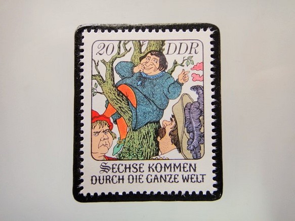ドイツ　童話切手ブローチ5033 1枚目の画像