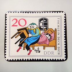 ドイツ　童話切手ブローチ5122 1枚目の画像