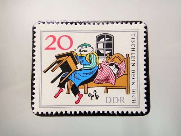 老東德童話郵票胸針5122 第1張的照片