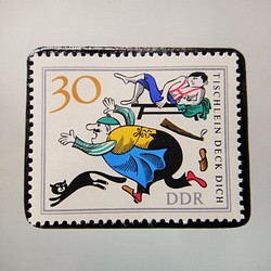 老東德童話郵票胸針5124 第1張的照片