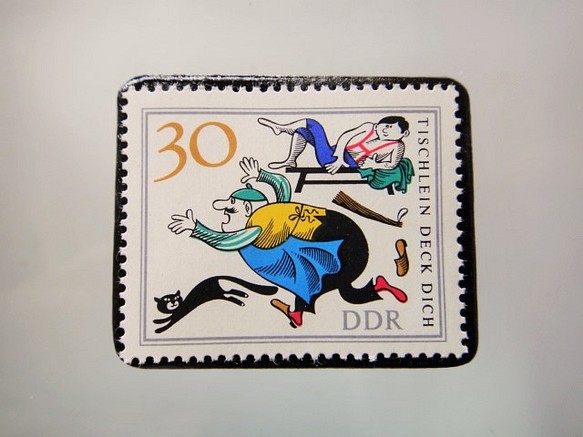 老東德童話郵票胸針5124 第1張的照片