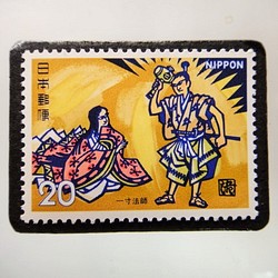 日本經典故事“一維老師”郵票胸針5219 第1張的照片