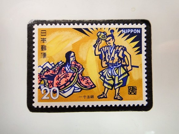 日本經典故事“一維老師”郵票胸針5219 第1張的照片
