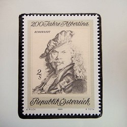 オーストリア　切手ブローチ 5261 1枚目の画像