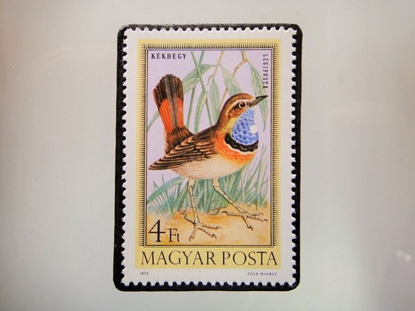 匈牙利鳥郵票胸針5281 第1張的照片