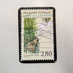 フランス　童話切手ブローチ5404 1枚目の画像