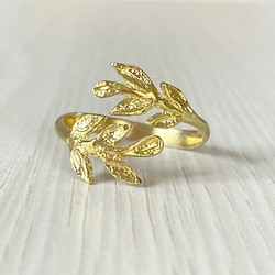 指輪：オリーブの葉 1枚目の画像