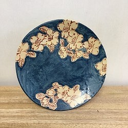 山茶花シリーズの7寸平皿 1枚目の画像