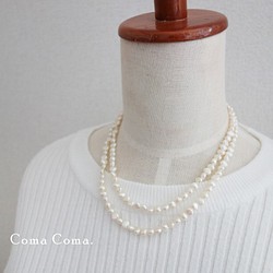 Baroque Pearl　Long Necklace　90㎝ 1枚目の画像