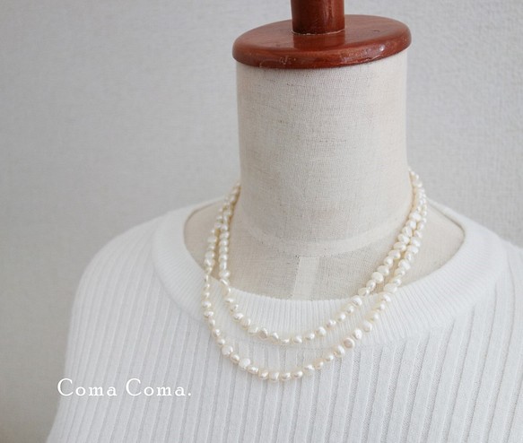 Baroque Pearl　Long Necklace　90㎝ 1枚目の画像